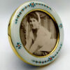 Photo frame Round Enamel White Sterling Silver Salimbeni - Image 2
