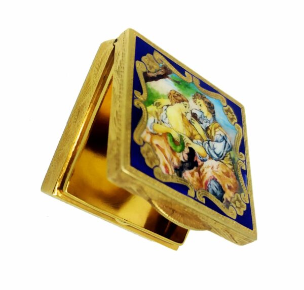 Salimbeni Square Pillbox Louis XVI Style - Image 7