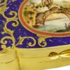 Salimbeni Table Box like Lapis Lazuli Stone and Enameled Miniature - Image 4