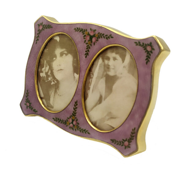 Salimbeni Enameled Sterling Silver Enchanting Frame for 2 Photographs - Image 2