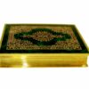 Sterling Silver Book-Shaped Quran Box Enameled and Plated Salimbeni - Image 3