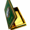 Table Cigarette Case Green Fired Enamel Sterling Silver Miniature Salimbeni - Image 7