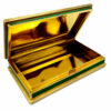 Table Cigarette Case Green Fired Enamel Sterling Silver Miniature Salimbeni - Image 9