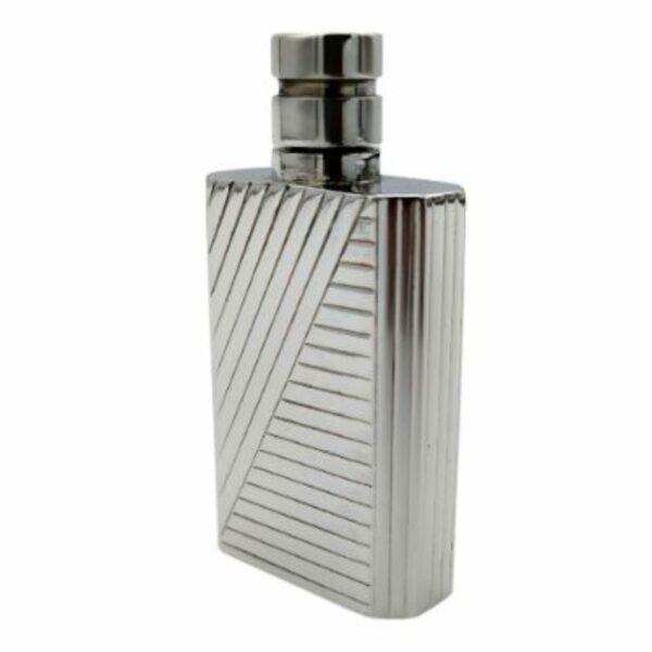 Purse Bottle Perfume Art Deco style Pure Sterling Silver untreated Salimbeni - Image 4
