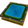 Salimbeni Square Box Green and Sky Colours, Louis XVI Empire Style - Image 2