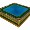 Salimbeni Square Box Green and Sky Colours, Louis XVI Empire Style - Image 4