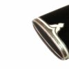 Ladies' Cigarette Case sterling silver enamel black and white Art deco Style Salimbeni detail