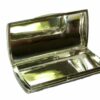 Ladies' Cigarette Case sterling silver enamel black and white Art deco Style Salimbeni front side open