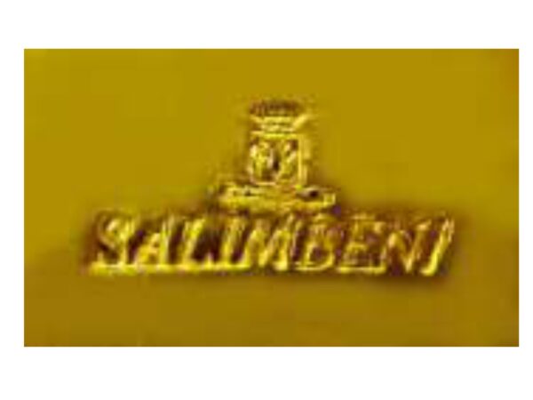 Box sterling silver gold plated blue enamels guilloche and miniature Salimbeni Salimbeni Logo on Salimbeni products scaled
