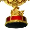Centerpiece Sterling Silver, Fire Enameled on Guilloche Snake Handle Salimbeni - Image 6