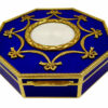 Table Box Russian Impero Style Ornaments on Blue and White Enamel Salimbeni - Image 7