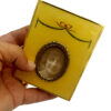 Salimbeni Yellow Enameled Sterling Silver Photo Frame Imperial Style - Image 2