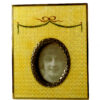 Salimbeni Yellow Enameled Sterling Silver Photo Frame Imperial Style