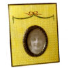 Salimbeni Yellow Enameled Sterling Silver Photo Frame Imperial Style - Image 4