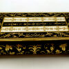 Snuff Box Hand-Engraved Black and White Enamel Guilloche Salimbeni - Image 2