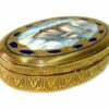 Snuff Box Sterling Silver Enameled Miniature Hand Engraved Salimbeni - Image 2