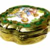 Snuff Box or Pill Box miniature and green background Salimbeni - Image 6