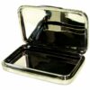 Sterling Silver Cigarette Case, Hand Engravings and Blue Fire Enamel Salimbeni - Image 4