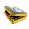 Sterling Silver Snuff Box Fire Enameled Hand Painted Miniature Salimbeni - Image 2