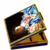 Sterling Silver Box Fire Enameled Hand Painted Guilloché Hand Engraved Salimbeni - Image 2