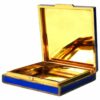 Sterling Silver Box Fire Enameled Hand Painted Guilloché Hand Engraved Salimbeni - Image 5