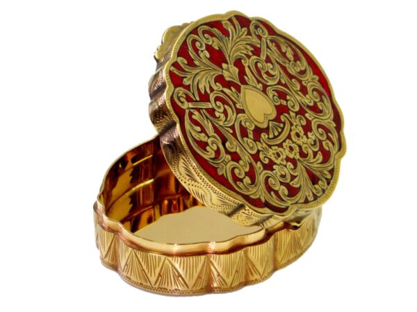 Sterling silver Snuff box Gold Plated Hand Engraved Salimbeni 9 scaled