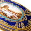 Sterling Silver Big Oval Jewel Box Baroque Style, with Miniature Salimbeni - Image 4
