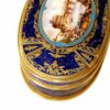 Sterling Silver Big Oval Jewel Box Baroque Style, with Miniature Salimbeni - Image 8