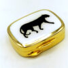 Salimbeni Black Panther Pill Box enamel. - Image 4