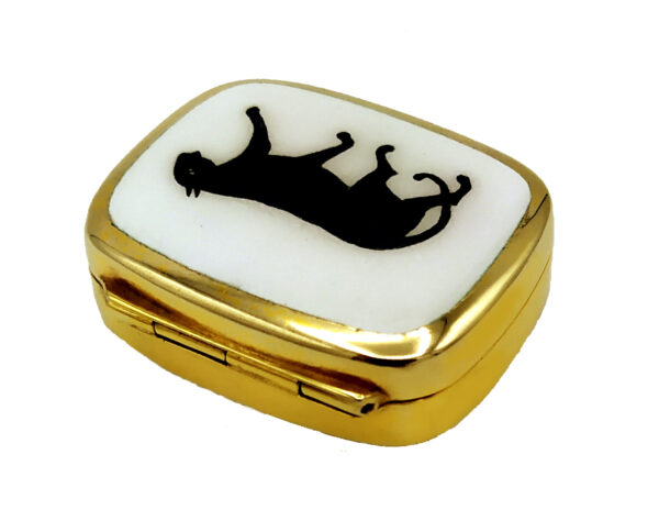 Salimbeni Black Panther Pill Box enamel. - Image 6