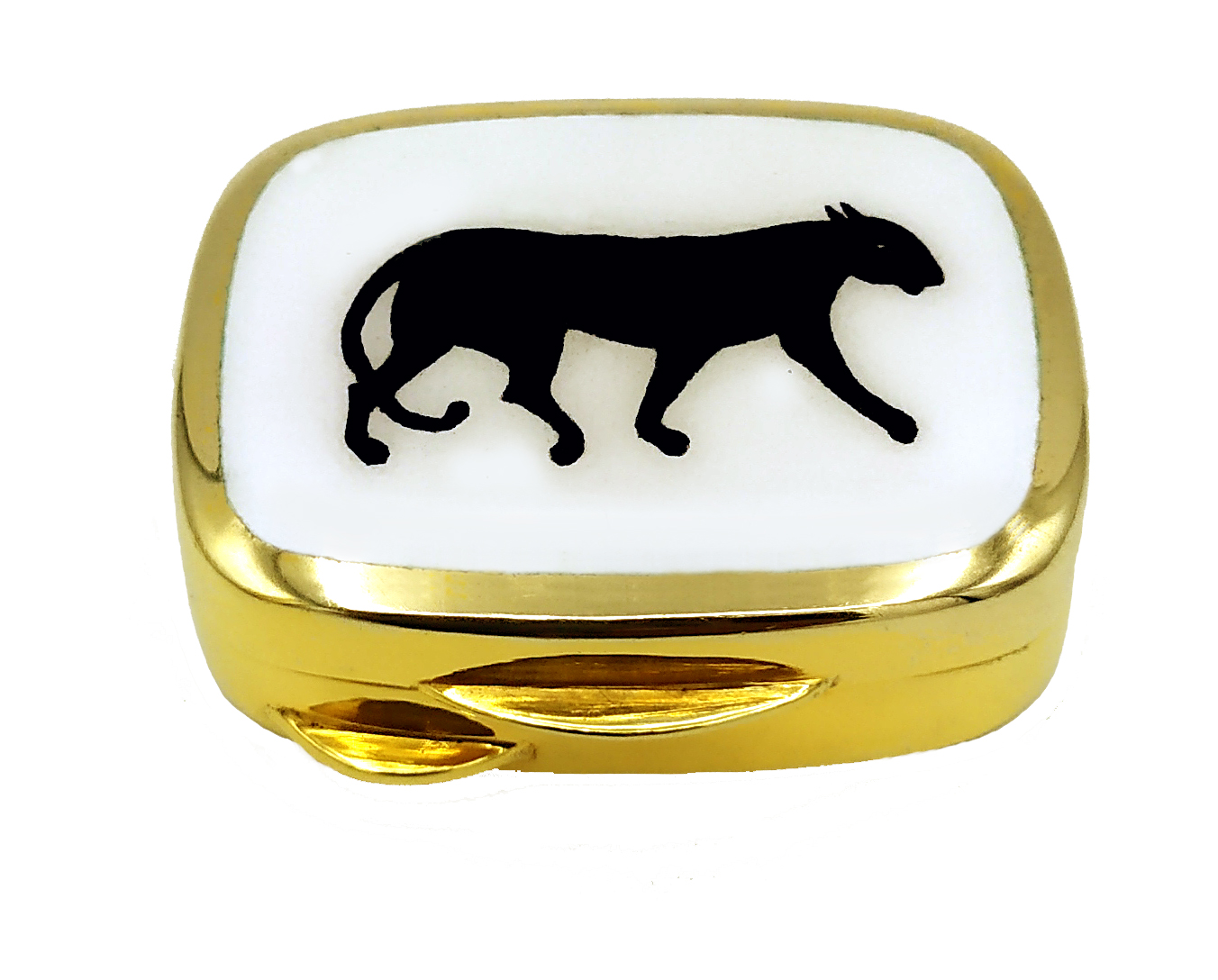 Portapillole-dorato-con-miniatura-pantera-Main-