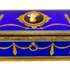 Musical Box Salimbeni table box with mechanical musical movement with 3 different motifs, detail of back side