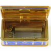Musical Box Salimbeni table box with mechanical musical movement with 3 different motifs, detail of inside mechanical part