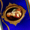 Musical Box Salimbeni table box with mechanical musical movement with 3 different motifs, detail of the miniature