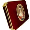 Box Enamel Sterling Silver Paolina Bonaparte, detail of Miniature