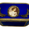 Salimbeni Oval Blue Table Box Witn Fine Oval Miniature - Image 2