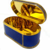 Salimbeni Oval Blue Table Box Witn Fine Oval Miniature - Image 9
