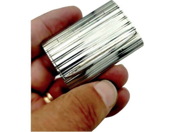 Salimbeni Pillbox Semi-Invisible Lid Sterling Silver Natural - Image 6
