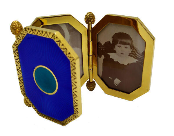 Salimbeni Pocket Photos Holder in Sterling Silver 3 Photographs - Image 5