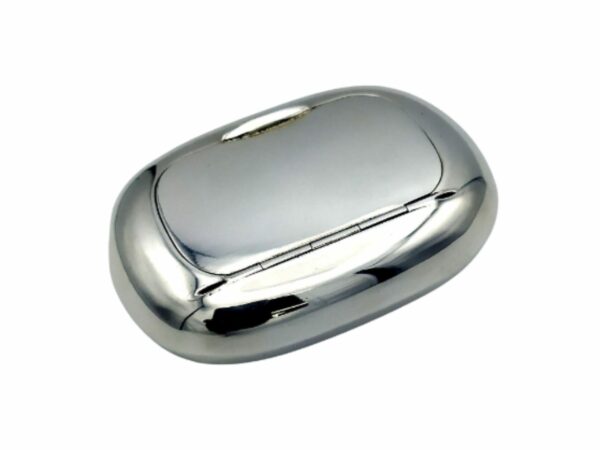 Salimbeni Snuff Box Type Soapbar Sterling Silver Smooth Polished - Image 4