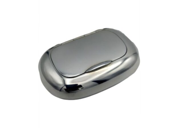 Salimbeni Snuff Box type soapbar Sterling Silver smooth polished. Main Image scaled