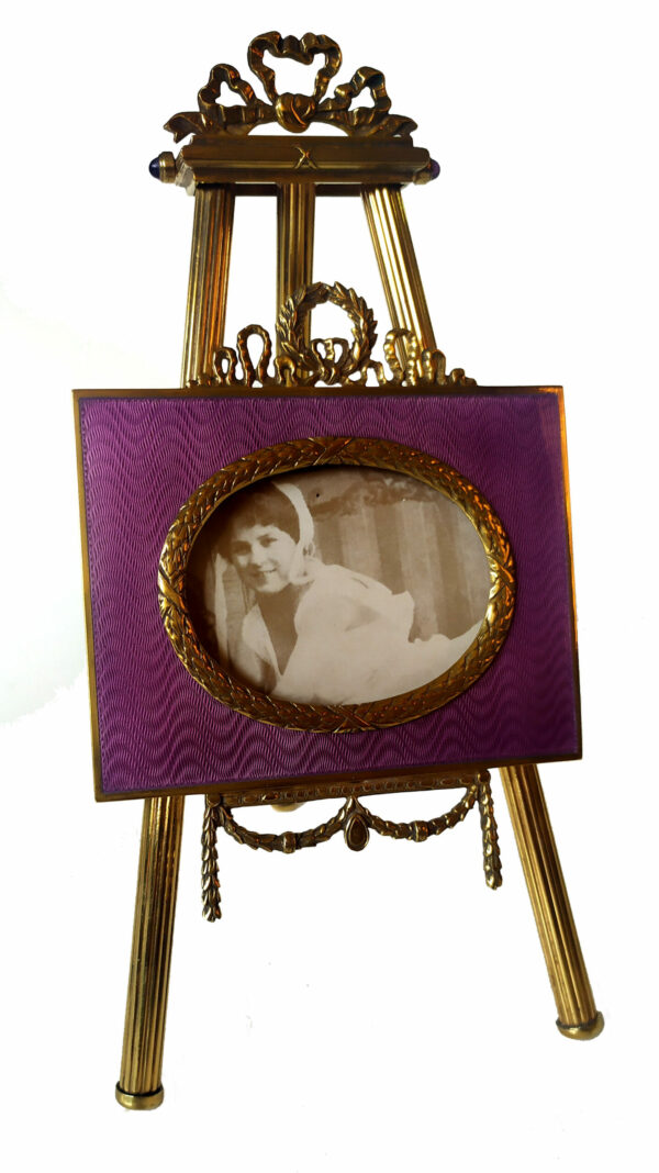 Enamel Silver Frame Tripod Salimbeni - Image 2