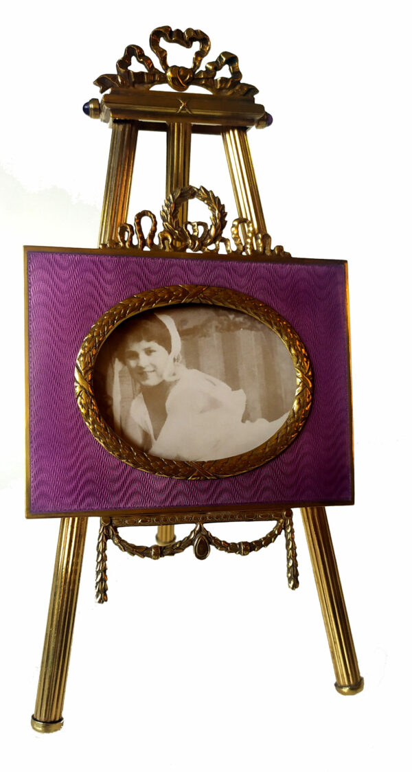 Enamel Silver Frame Tripod Salimbeni - Image 4