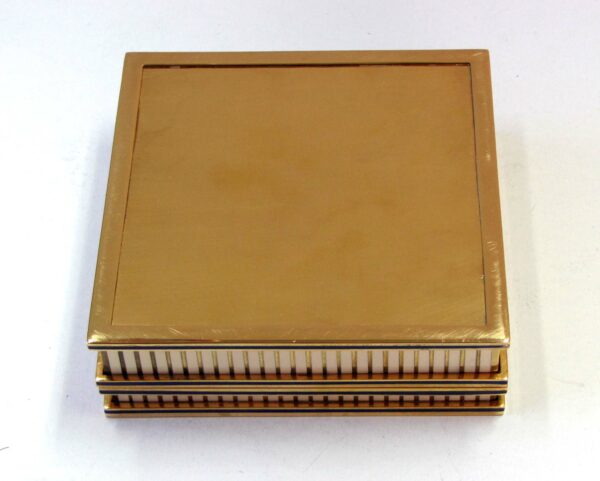 Box with Rose fine Mosaic in Semiprecious Stones, Sterling Silver Salimbeni - Image 6