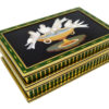 Table Box Doves in Delicious Mosaic Semiprecious Stones and Sterling Silver Salimbeni - Image 2