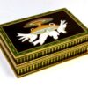 Table Box Doves in Delicious Mosaic Semiprecious Stones and Sterling Silver Salimbeni - Image 9