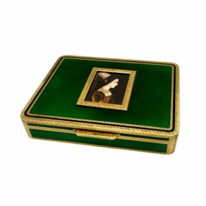 Salimbeni Renaissance Style Table Box with Fine Rectangular Miniature