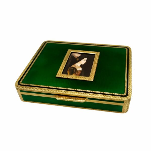 Salimbeni Renaissance Style Table Box with Fine Rectangular Miniature