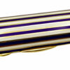Cigarette Case Two-Color Enamel Stripes Blue and White - Image 8