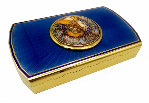 Table Box Renaissance Style with Fine Rectangular Miniature - Image 2